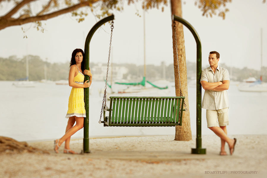out of the swing