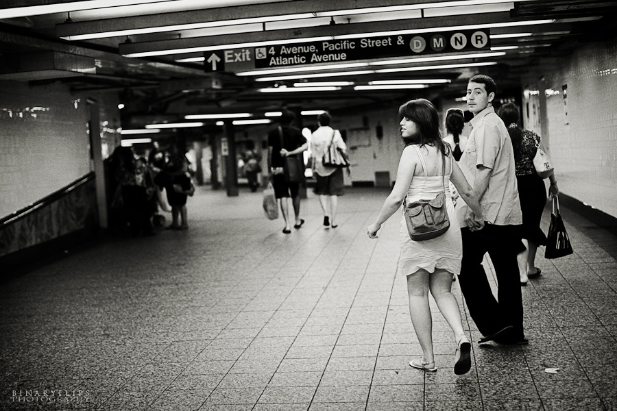 Nicole & Roberto's engagement binaryflips photography new york