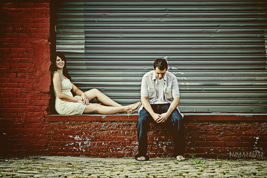 Nicole & Roberto's engagement binaryflips photography new york