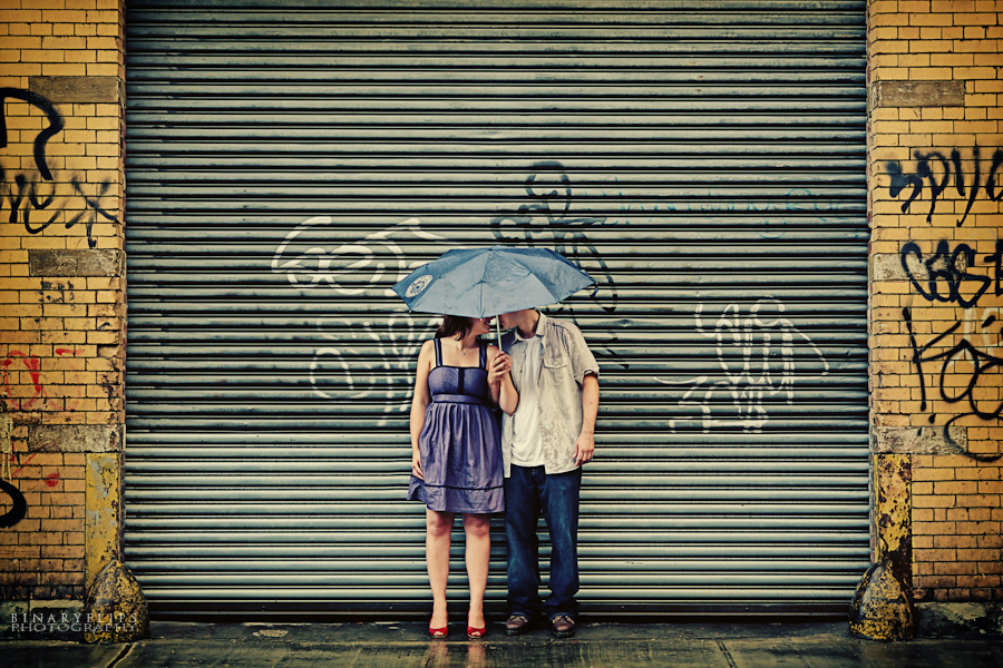 Nicole & Roberto's engagement binaryflips photography new york