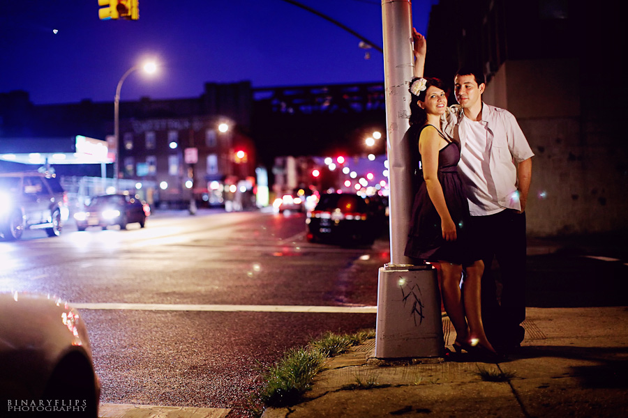 Nicole & Roberto's engagement binaryflips photography new york