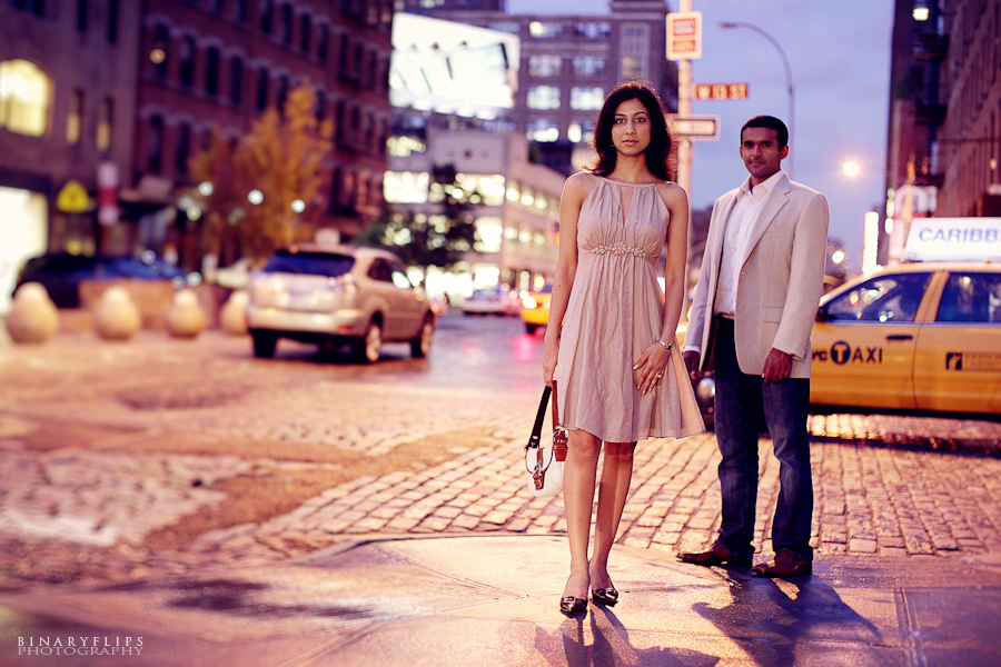 Tipsy & Vishal's New York Engagement Binaryflips