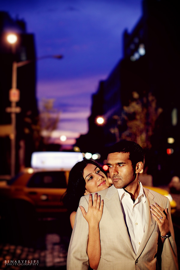 Tipsy & Vishal's New York Engagement Binaryflips