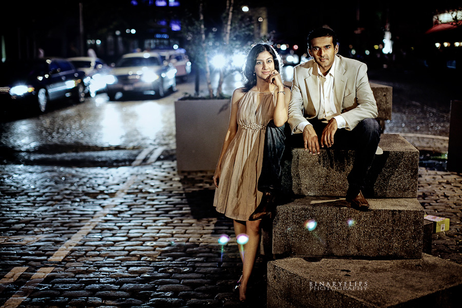 Tipsy & Vishal's New York Engagement Binaryflips