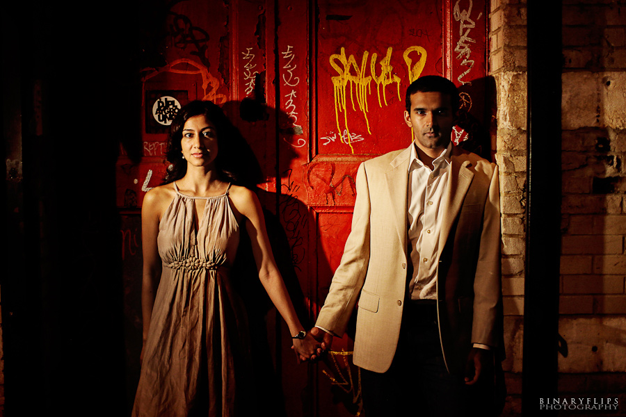 Tipsy & Vishal's New York Engagement Binaryflips