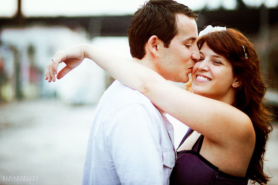 Nicole & Roberto's engagement binaryflips photography new york