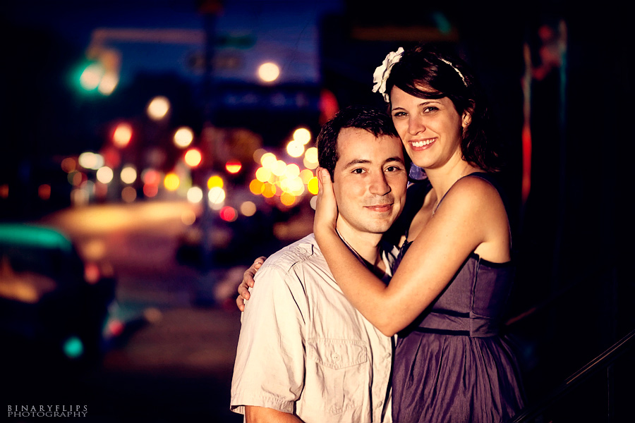 Nicole & Roberto's engagement binaryflips photography new york