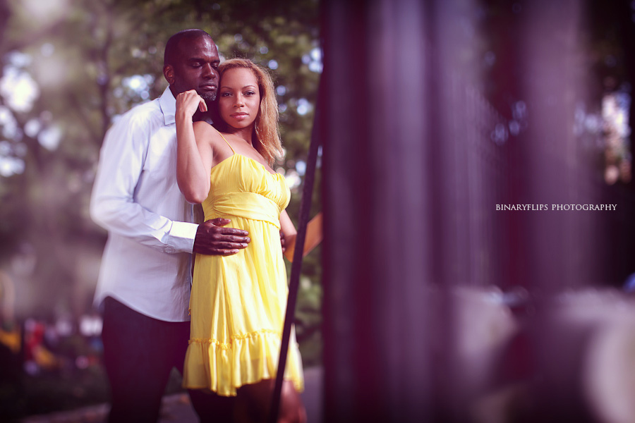 melanie & chris new york engagement