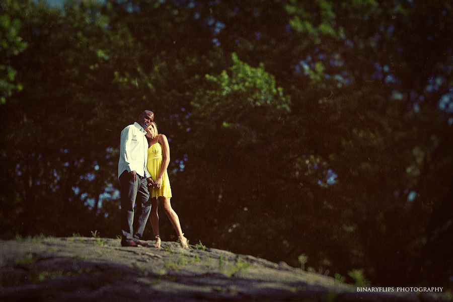melanie & chris new york engagement
