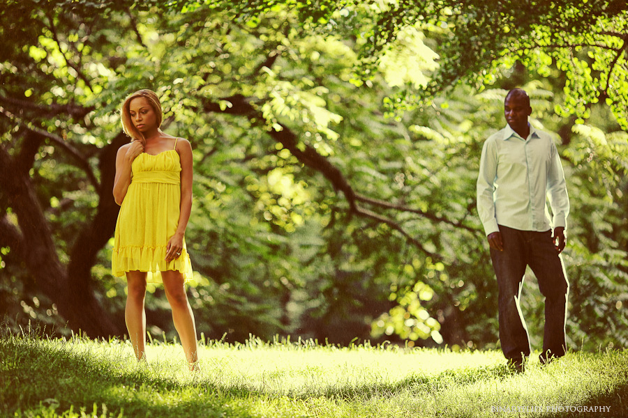 melanie & chris new york engagement