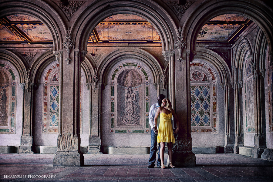 melanie & chris new york engagement