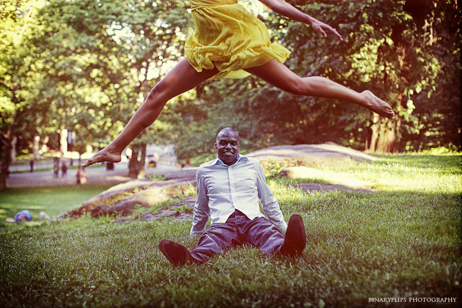 melanie & chris new york engagement