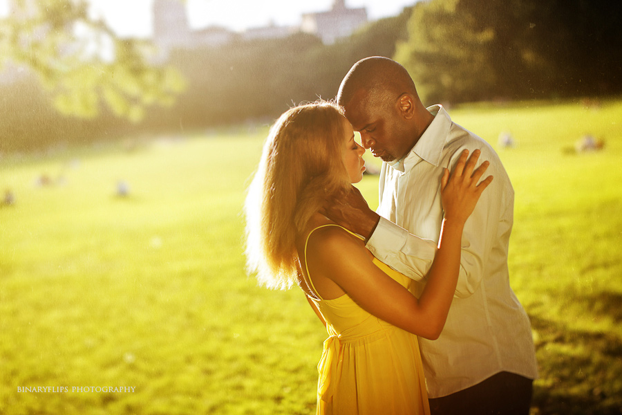melanie & chris new york engagement