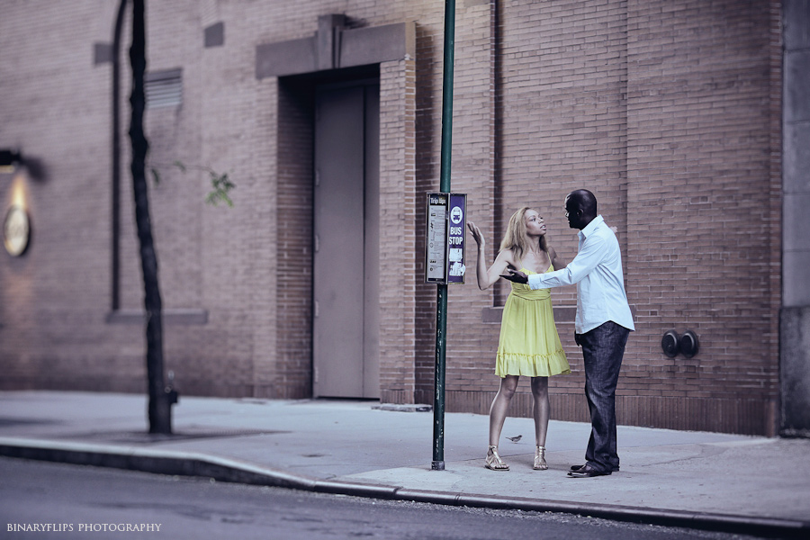 melanie & chris new york engagement