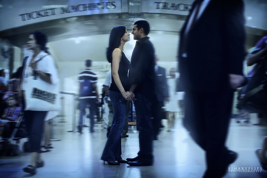 Tipsy & Vishal's New York Engagement Binaryflips