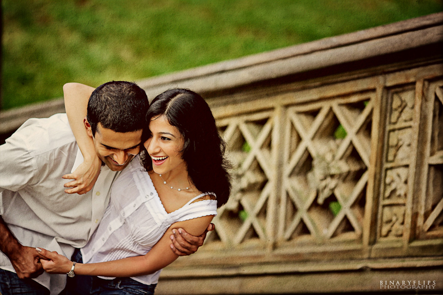 Tipsy & Vishal's New York Engagement Binaryflips