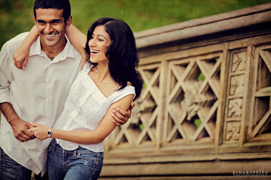 Tipsy & Vishal's New York Engagement Binaryflips