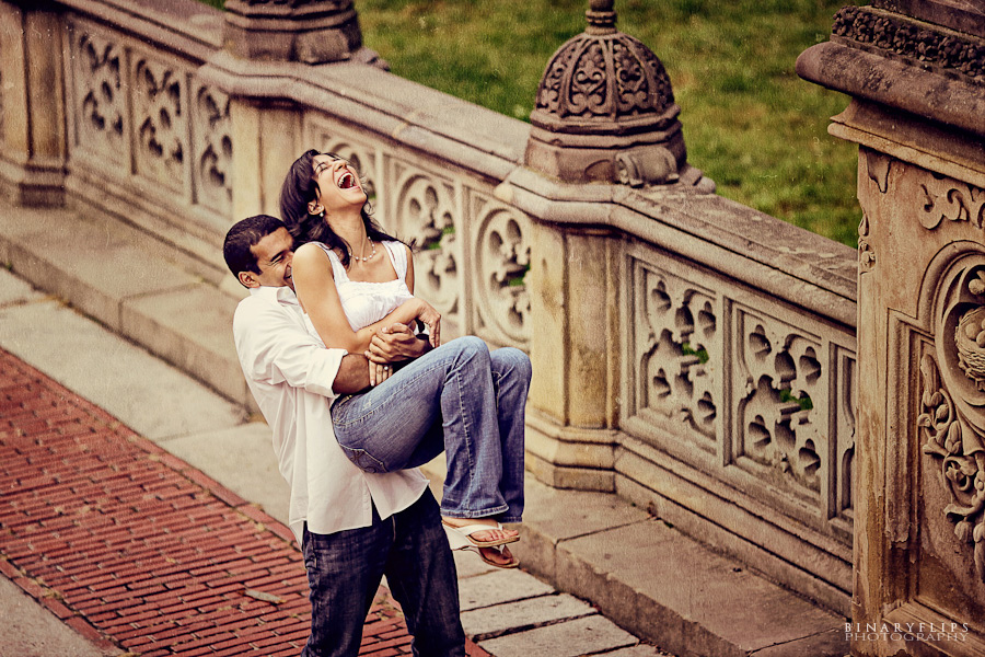 Tipsy & Vishal's New York Engagement Binaryflips