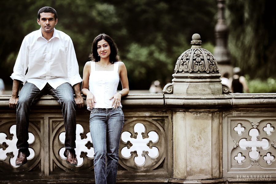 Tipsy & Vishal's New York Engagement Binaryflips