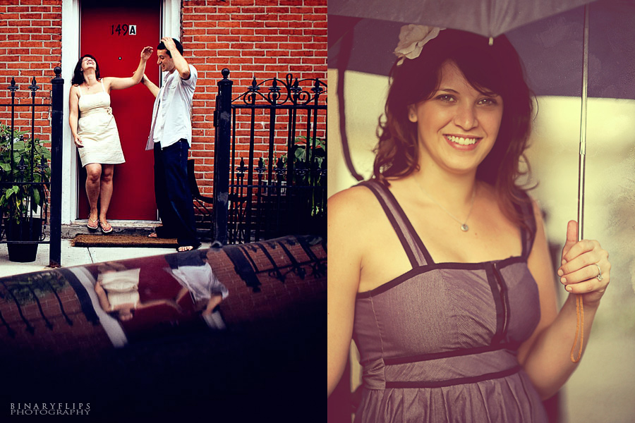 Nicole & Roberto's engagement binaryflips photography new york