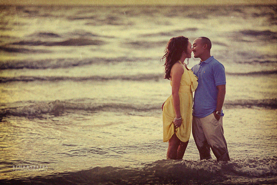 iAndrea & Jerome Engagement Orlando Weddings SandPearl Beach